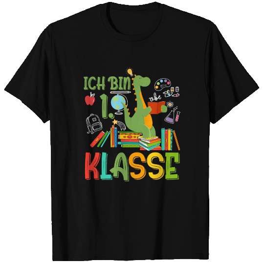 Dino Schulkind 1. Klasse Dinosaurier Schulanfang T Shirts