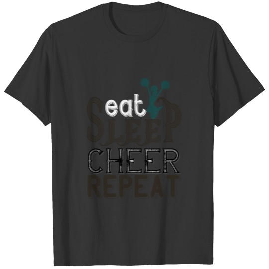 Eat sleep cheer mom T-shirt