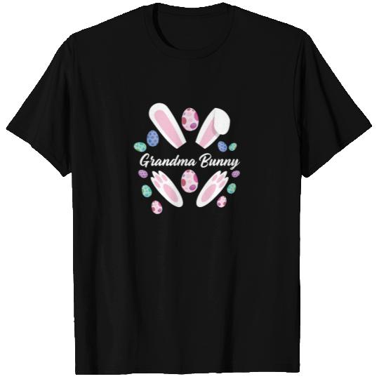 Grandma Bunny Familiy Matching Group Easter T Shirts