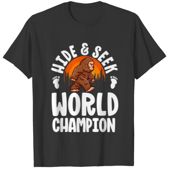 Hide And Seek World Champion Kawaii Sasquatch T-shirt