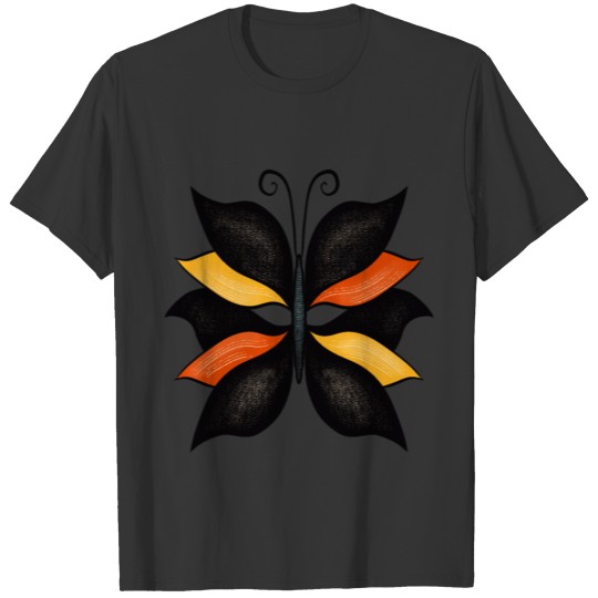 Beautiful Butterfly Weird Abstract Insect T-shirt