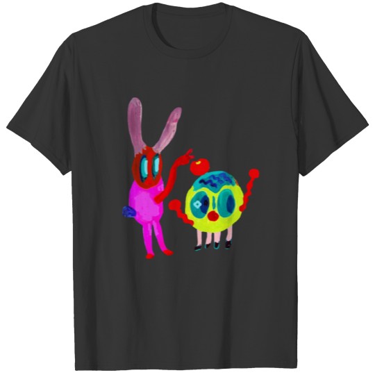 Cartoon monsters T-shirt