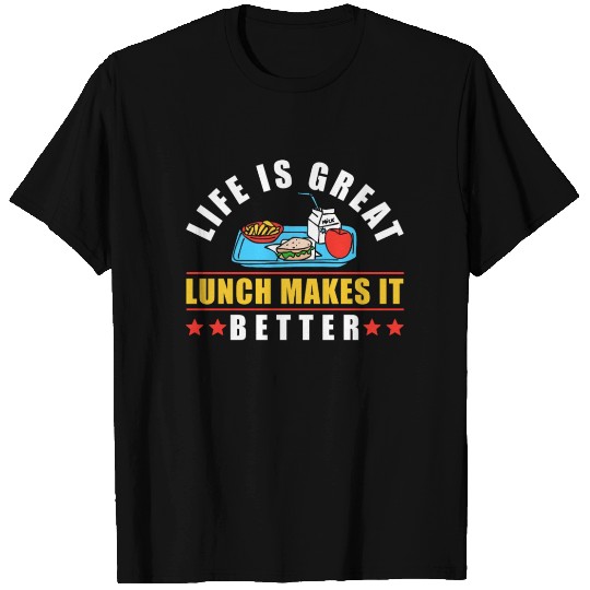 School Cafeteria Worker Lunch Lady T Shirts