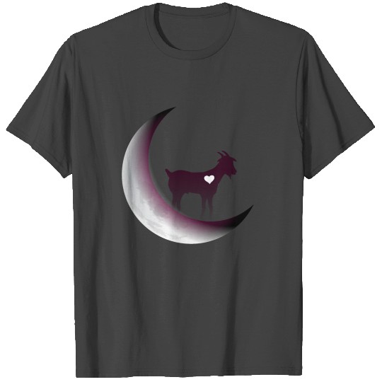 Goats, Cute Goat T Shirts Farmer moon Goat Love T Shirts
