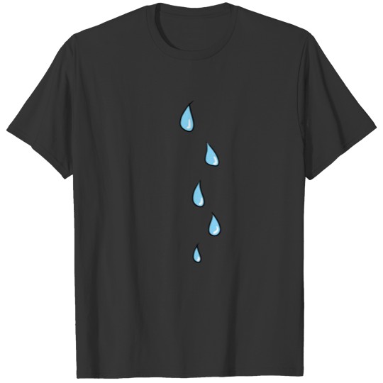 rain cloud water T-shirt