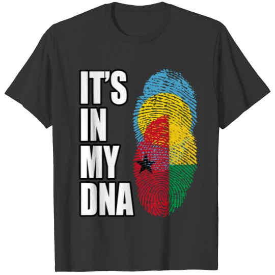 Palauan And Bissau Guinean Vintage Heritage DNA Fl T-shirt