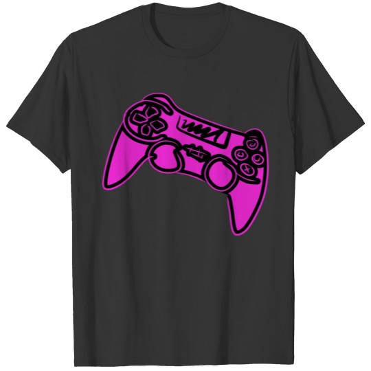 pinkter controller gaming game zocken spielen T-shirt