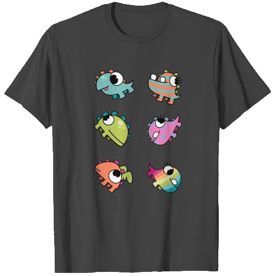 Baby Monsters The Whole Family Slim Fit T Shirts