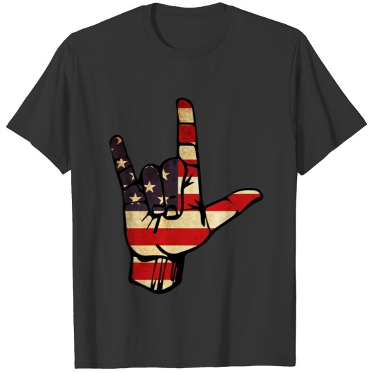 American Metal Flag T-shirt
