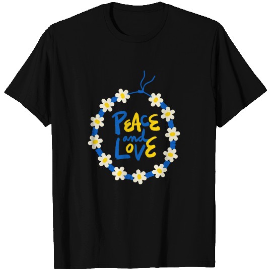 Ukraine Peace Flower Wreath T Shirts