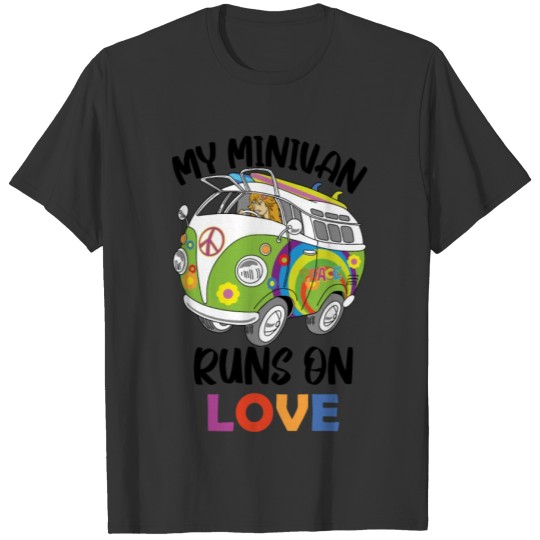 Minivan Runs On Love T-shirt