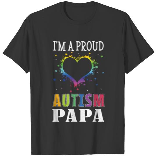 I'm Proud Papa Puzzle Special Autism Awareness T-shirt