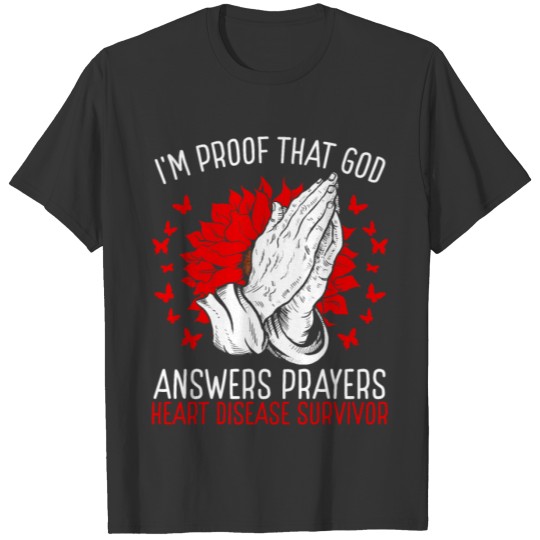 CHD Awareness God Faith Heart Disease Survivor T-shirt