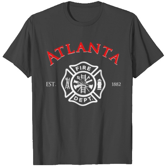 Atlanta Georgia Fire Rescue Department T Shirts