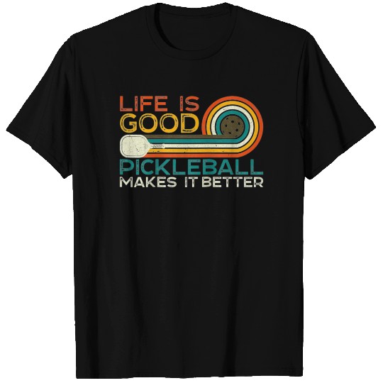 Pickleball Makes it Better Pickleball Raglan T Shirts