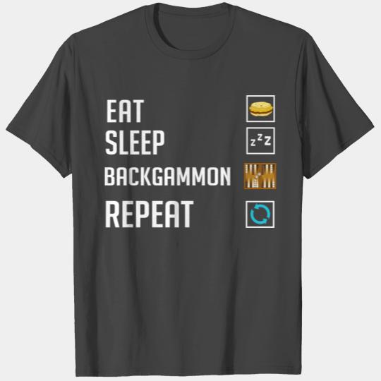 Backgammon Board Game Player Rules T Shirts