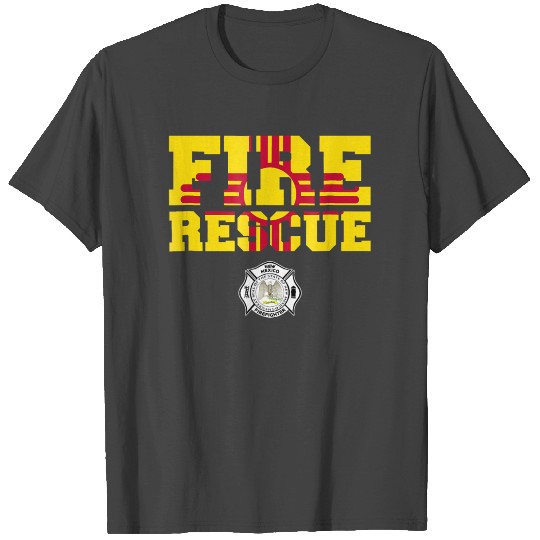 New Mexico Fire Rescue Firefighters Firemen Duty T Shirts