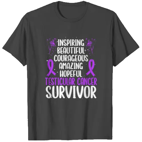 Testicular Cancer Awareness Movement Survivor T Shirts