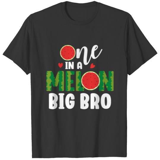 Big Bro Watermelon Funny Summer Fruit Birthday Par T Shirts