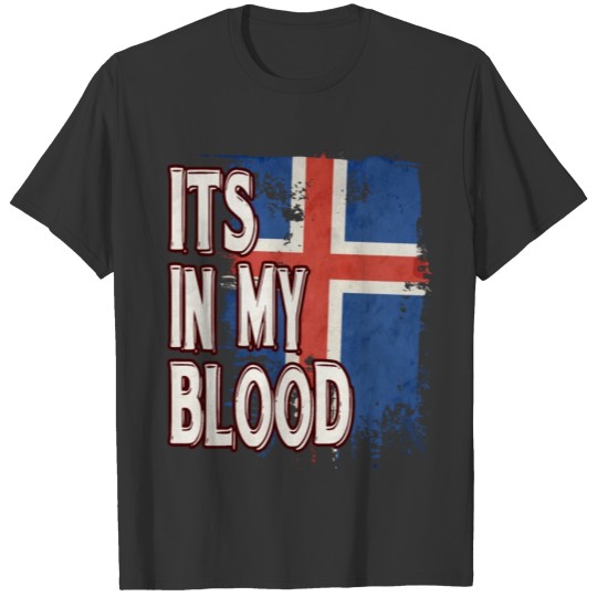 Icelandic Vintage Heritage DNA Flag T-shirt