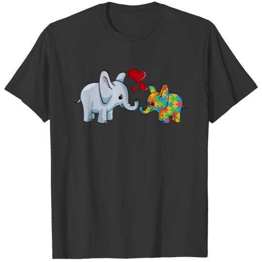 Autism Elephant Mom T-shirt