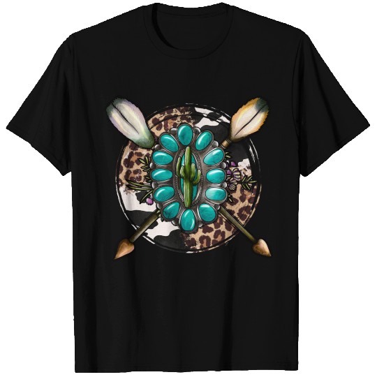 Gemstone Turquoise Western T Shirts