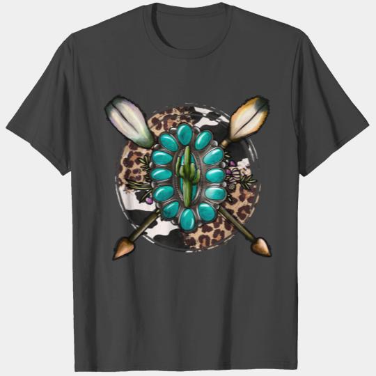 Gemstone Turquoise Western T Shirts