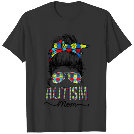 Autism Mom Autism Awareness Mothers Day T-shirt