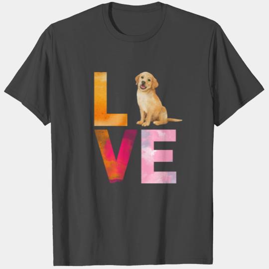 LOVE Dog Dogs Pets Puppy T Shirts