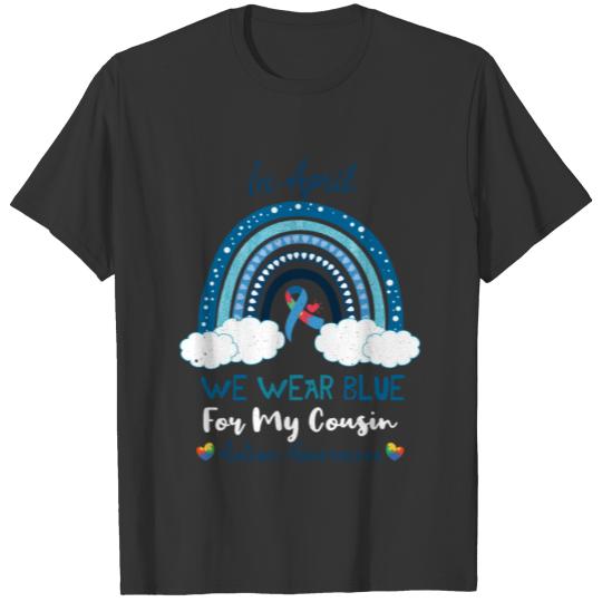 Cousin Autism Special Blue Autism Awareness T-shirt