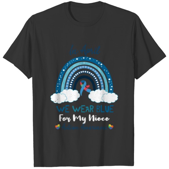 Niece Autism Special Blue Autism Awareness T-shirt