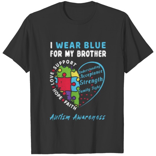 Brother Blue Special Autism Awareness T-shirt