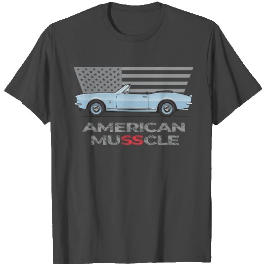 American Muscle Nantucket Blue T Shirts