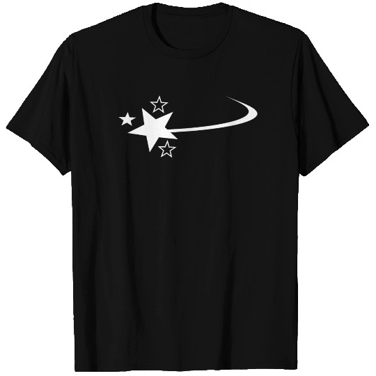 White Shooting Star T Shirts