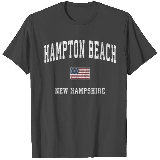 Hampton Beach New Hampshire Nh Vintage American Fl T Shirts