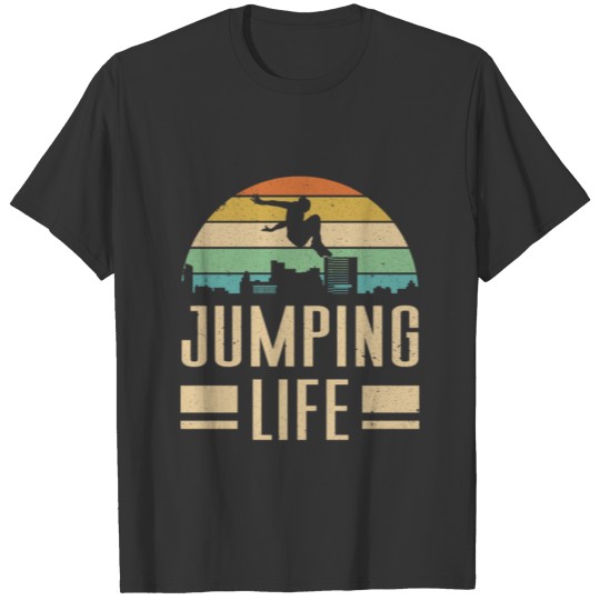 Free Running Jumping Life Parkour T-shirt