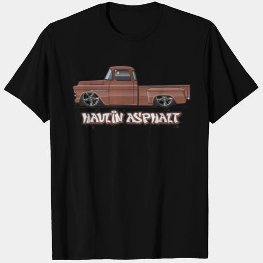 Haul In Asphalt Autumn Brown T Shirts