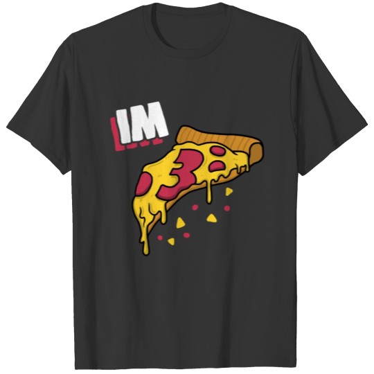 3rd Pizza Birthday Party 3 Apparel T-shirt