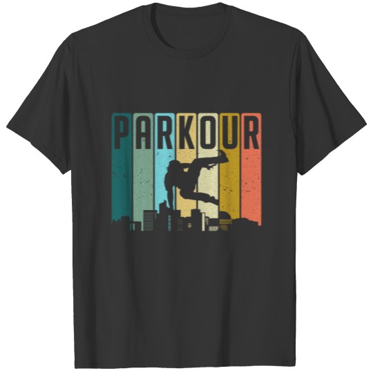 Free Running Colorful Free Runner Parkour T Shirts