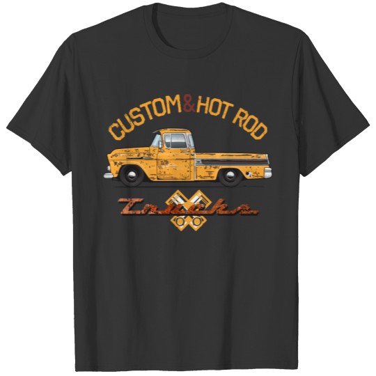 Custom and hot rod Yukon Yellow T-shirt