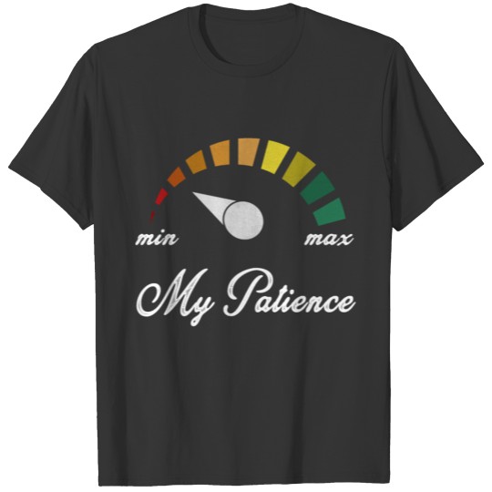 Low Patience Funny Coworker Parents Girlfriend Wif T-shirt
