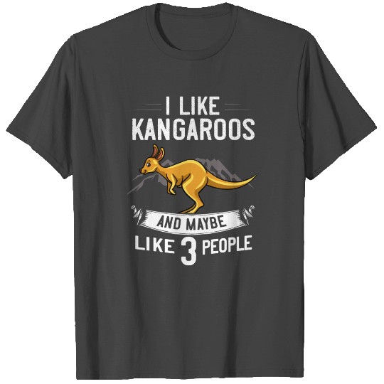 Kangaroo Red Australia Animal Funny T Shirts