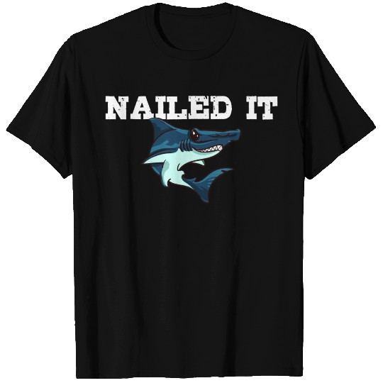 Hammerhead Shark Head Tooth Funny T Shirts
