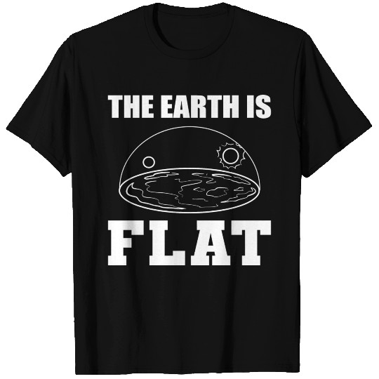 Earth is Flat Planetary Scientist Gift T Shirts