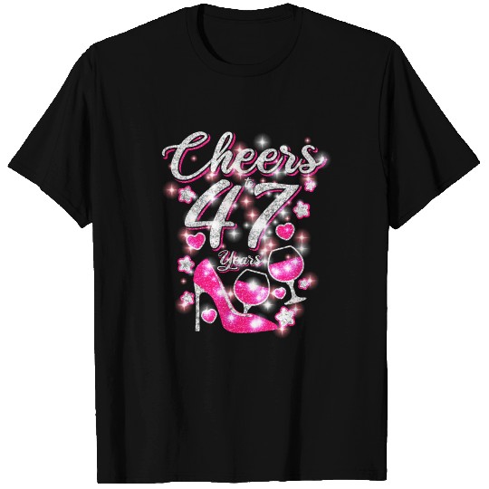 47th Birthday Wine Gift T Shirts