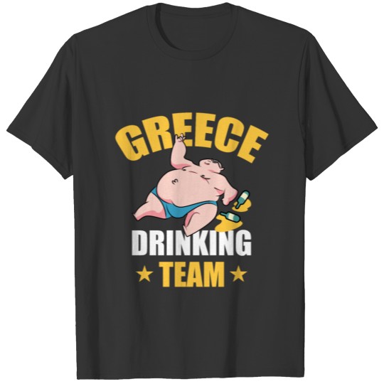 Greece Drinking Team T-shirt