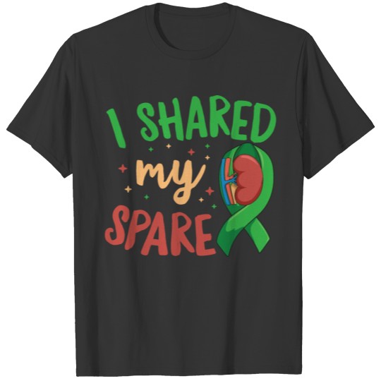 I shared my spare Design for a Kidney Donor T-shirt