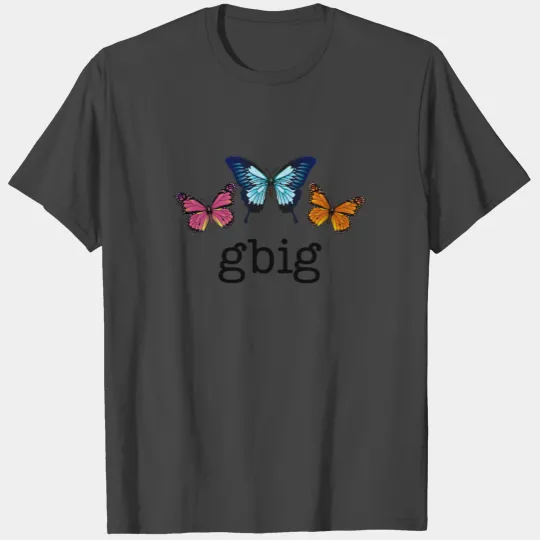 Gbig Big Little Sorority Reveal Butterfly Sorority T Shirts
