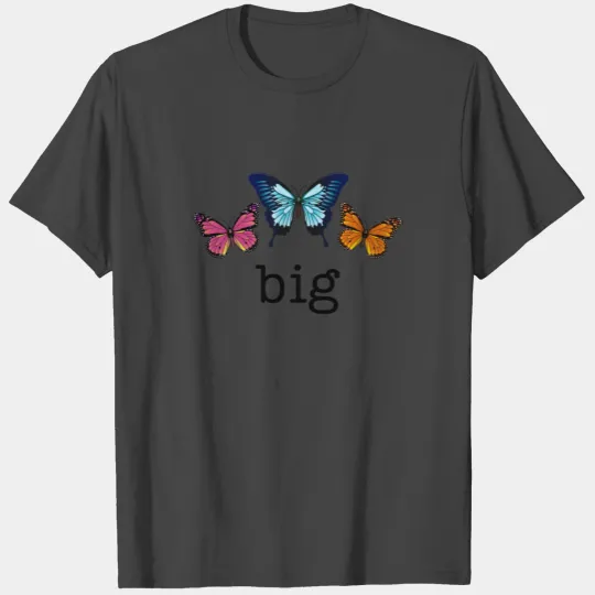 Gbig Big Little Sorority Reveal Butterfly Sorority T Shirts