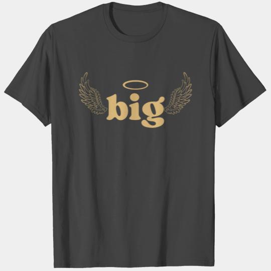 Big Little Sorority Family Matching Cute Angel Big T Shirts